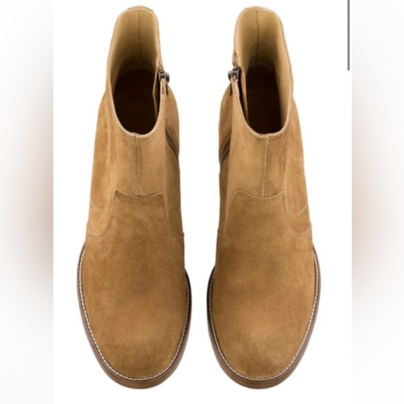 A.P.C. Anna Cowboy Boots in caramel, size 41 in Europe / size 10 US, worn once - Picture 3 of 4